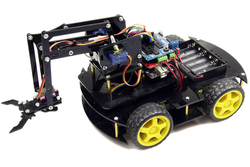 Arduino Robot Kollu 4WD Mobil Araba Kiti - Demonte - Thumbnail