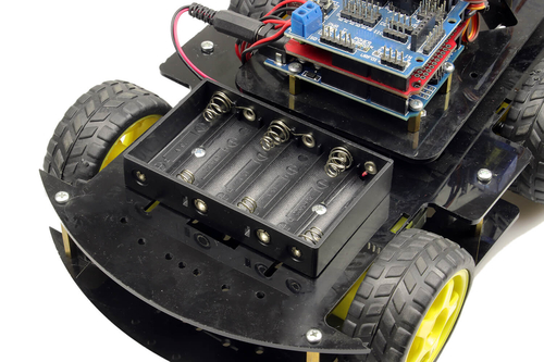 Arduino Robot Kollu 4WD Mobil Araba Kiti - Demonte