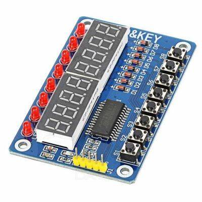 Arduino Uyumlu 7-Segment Gösterge ve Buton Kartı