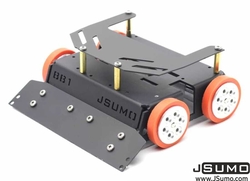 BB1 Midi Sumo Robot Kiti -Mekanik Set (15x15 - 1.5Kg) - Thumbnail