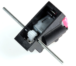 Çift Milli Redüksiyon Dişlili 6V DC Motor - Thumbnail