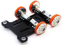 Çizgi İzleyen (Maraton) Robot Gövdesi - Siyah - Thumbnail