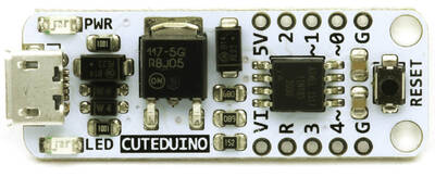 Cuteduino Micro Denetleyici Arduino Kartı