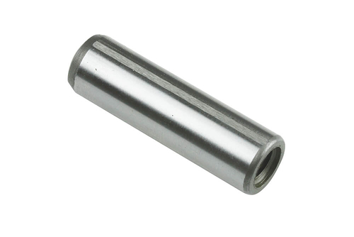 Delikli Mil Ø10mm Çap 35mm Uzunluk (Tek taraftan M6 Vida Delikli)