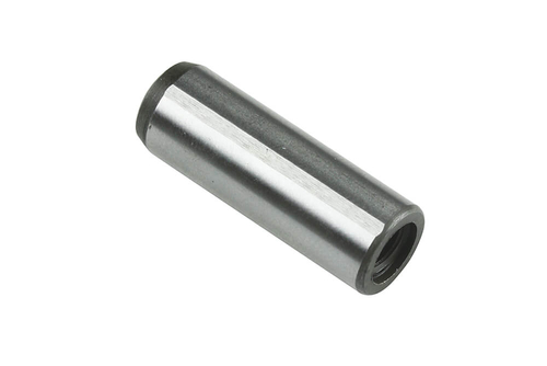 Delikli Mil Ø10mm Çap 30mm Uzunluk (Tek taraftan M6 Vida Delikli)