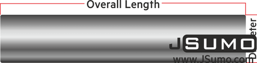Düz Çelik Mil Ø5mm Çap 80mm Uzunluk