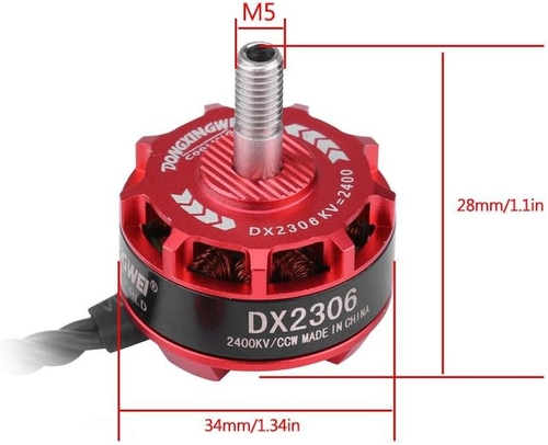 DX2306 2300KV Fırçasız Drone Motoru - CW