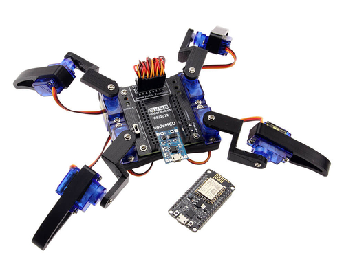 ESP32 Tabanlı Wifi Örümcek Robot Kiti - Demonte