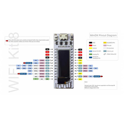 Esp8266 Tabanlı 0.91 Inc Oled Lcd 32Mb Flash Geliştirme Kartı - Thumbnail