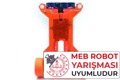 Flash Çizgi İzleyen Robot Kiti - MEB Temel Seviye Uyumlu (Demonte Montajsız)