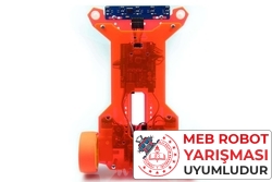 Flash Çizgi İzleyen Robot Kiti - MEB Temel Seviye Uyumlu (Montajlı) - Thumbnail