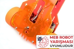 Flash Çizgi İzleyen Robot Kiti - MEB Temel Seviye Uyumlu (Montajlı) - Thumbnail