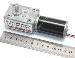 G3 Kingpin Dc Motor 10 Rpm - Thumbnail