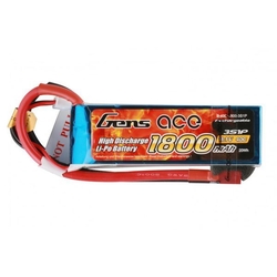 Gens Ace 1800mAh 11.1V 25C 3S Lipo Pil | Lipo Batarya - Thumbnail