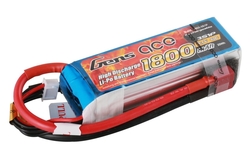 Gens Ace 1800mAh 11.1V 25C 3S Lipo Pil | Lipo Batarya - Thumbnail