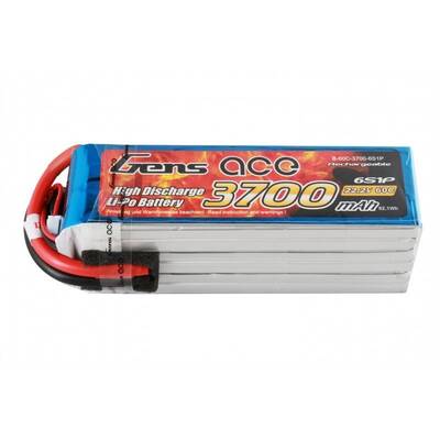 Gens Ace 3700mAh 22.2V 35C 6S LiPo Batarya | Lipo Pil