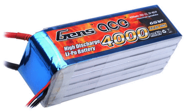 Gens Ace 4000mAh 22.2V 60C 6S1P LiPo Batarya | Lipo Pil