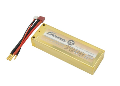 Gens Ace 7000mAh 50C 2S1P 7.4v Hard Case Lipo Pil