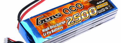 GensAce 2500mAh 11.1V 25C 3S LiPo Batarya | Lipo Pil