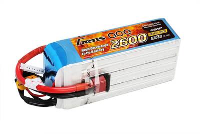 GensAce 2600mAh 22.2V 60C 6S LiPo Batarya | Lipo Pil