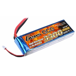 GensAce 3300mAh 7.4V 25C 2S LiPo Batarya | Lipo Pil - Thumbnail