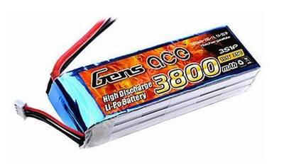 GensAce 3800mAh 11.1V 25C 3S LiPo Batarya | Lipo Pil