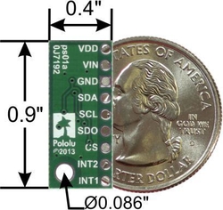 Gerilim Regülatörlü Basınç / Yükseklik Sensörü Kartı - LPS331AP - Thumbnail