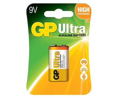 GP 9V Ultra Alkalin Pil