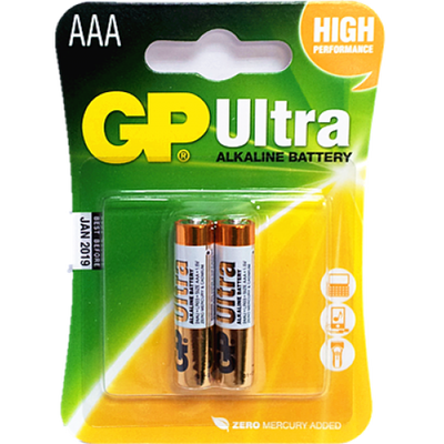 GP Ultra 1.5V AAA İnce Kalem Pil - 2'li