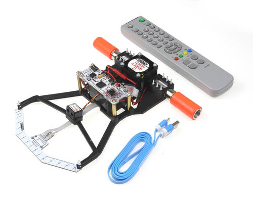 XPULSE Duvar Sensörlü Hızlı Çizgi İzleyen Robot (Montajlı, 16 Sensörlü, Başlat-Durdur Modüllü, Fanlı, PD Kontrollü)