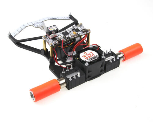 XPULSE Duvar Sensörlü Hızlı Çizgi İzleyen Robot (Montajlı, 16 Sensörlü, Başlat-Durdur Modüllü, Fanlı, PD Kontrollü)