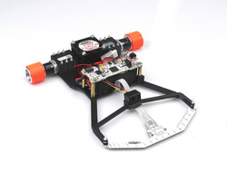 XPULSE Duvar Sensörlü Hızlı Çizgi İzleyen Robot (Montajlı, 16 Sensörlü, Başlat-Durdur Modüllü, Fanlı, PD Kontrollü) - Thumbnail