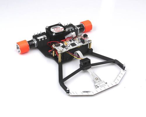 XPULSE Duvar Sensörlü Hızlı Çizgi İzleyen Robot (Montajlı, 16 Sensörlü, Başlat-Durdur Modüllü, Fanlı, PD Kontrollü)