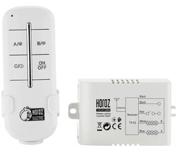  - HOROZ Controller-3 3 Çıkışlı 3x1000w Avize ve Aydınlatma Kumandası 3Lü Wireless Kontrol 220 Volt IP20 (Üçlü Kumanda 30-60 Metre Algılama)