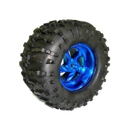 Jsumo - İri Arazi Tekerleği Mavi 125mm - 1 Adet