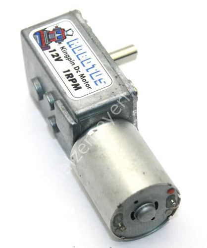 Kingpin 12V 1 Rpm Redüktörlü Dc Motor