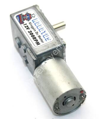 Kingpin 12V 200 Rpm Redüktörlü Dc Motor