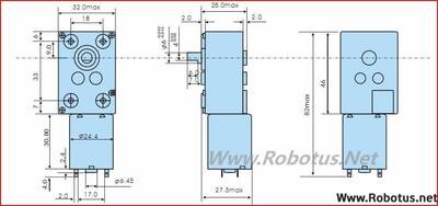 Kingpin 12V 300 Rpm Dc Motor