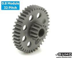 Jsumo - Konsantrik Ultra Hafif Çift Dişli (0,8 Modül, 14T-40T) Ø6 mm