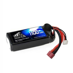 Jsumo - Leopard Power 1100 mAh 7.4V 2S 25C Lipo Batarya