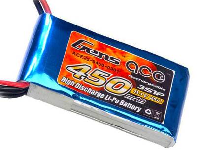 Lipo Batarya 30C 11.1V 450mAh (3S) Lipo Pil