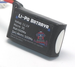  - Lipo Pil 11,1V 3S 500mAh