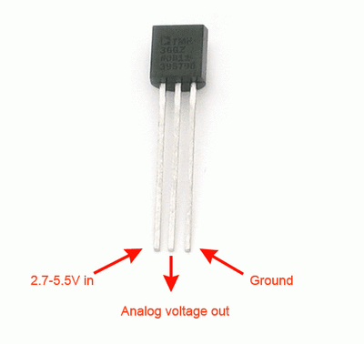 LM35 Sıcaklık Sensörü