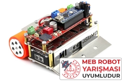 Jsumo - M1 Arduino Mini Sumo Robot Kiti - Genesis (Demonte Montajsız)