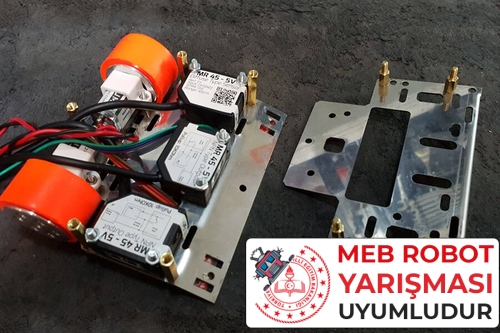 M1 Arduino Mini Sumo Robot Kiti - Genesis (Montajlı)