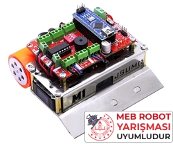 Jsumo - M1 Mini Sumo Robot Kiti - Rokartlı (Demonte Montajsız)