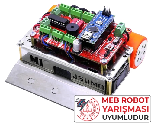 M1 Mini Sumo Robot Kiti - Rokartlı (Demonte Montajsız)