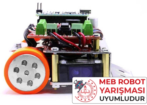M1 Mini Sumo Robot Kiti - Rokartlı (Montajlı)
