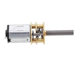 Jsumo - M4 x 55mm Milli Redüktörlü Mikro DC Motor (Somun Aparatı ile)