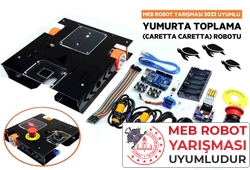 MEB Caretta Robot Kiti - Caretta Yumurta Toplama Robotu Pleksiglass Gövde (Demonte) - Thumbnail